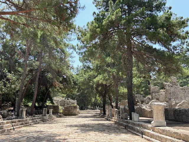 wandelen over Romeinse paden in TUrkije